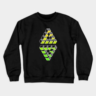 IMPOSSIBLE GEOMETRIC TRIANGLES Crewneck Sweatshirt